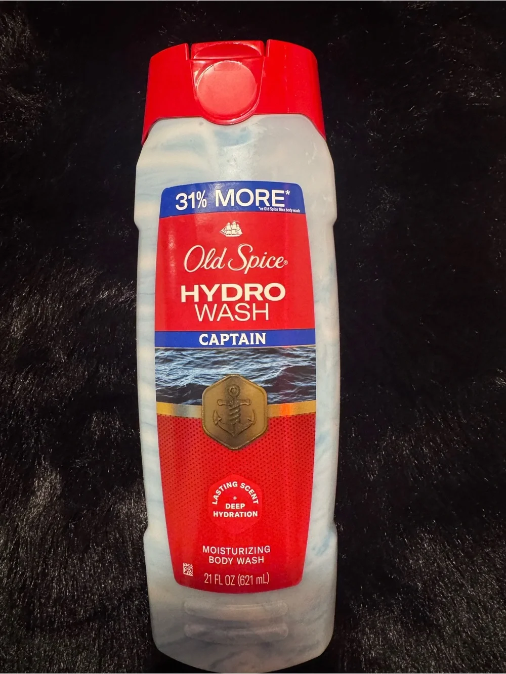 Old Spice Hydro Wash Captain Moisturizing Body Wash – Red Bottle